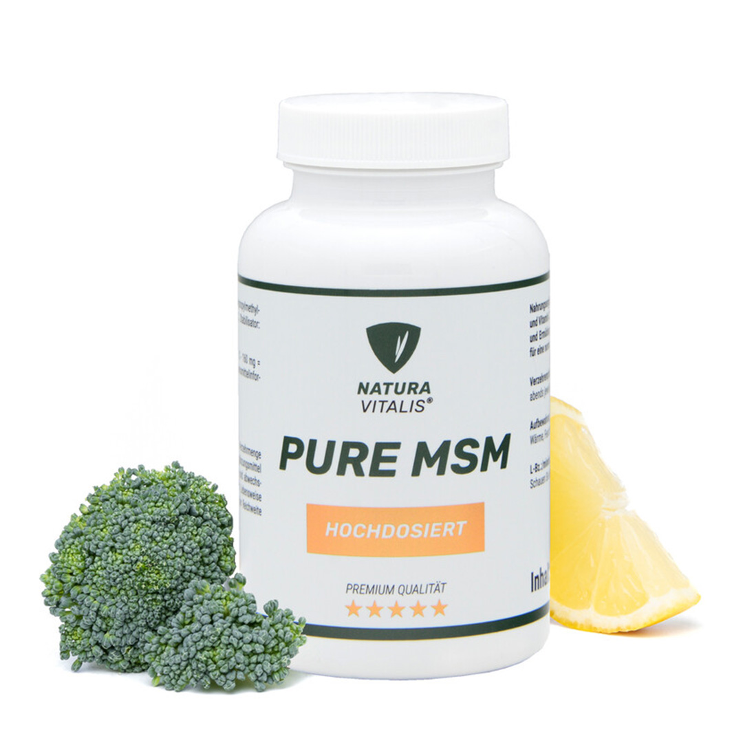 NATURA VITALIS Pure MSM - 120 Kapseln