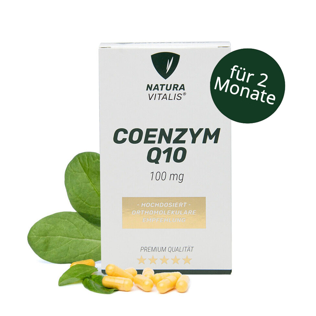 NATURA VITALIS Coenzym Q10 hochdosiert 100mg