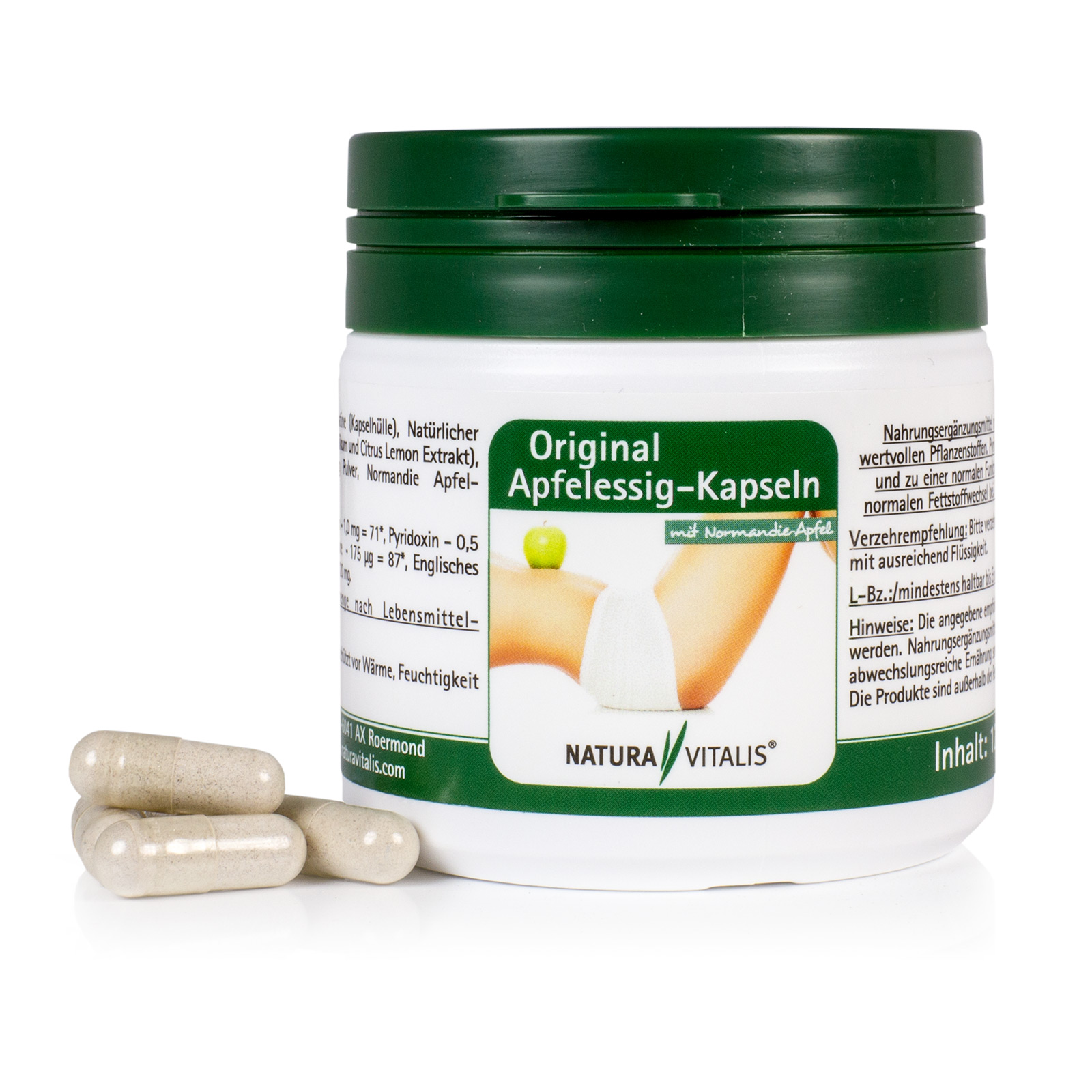 NATURA_VITALIS_Original_Apfelessig-Kapseln Original Apfelessig-Kapseln - 120 Stück