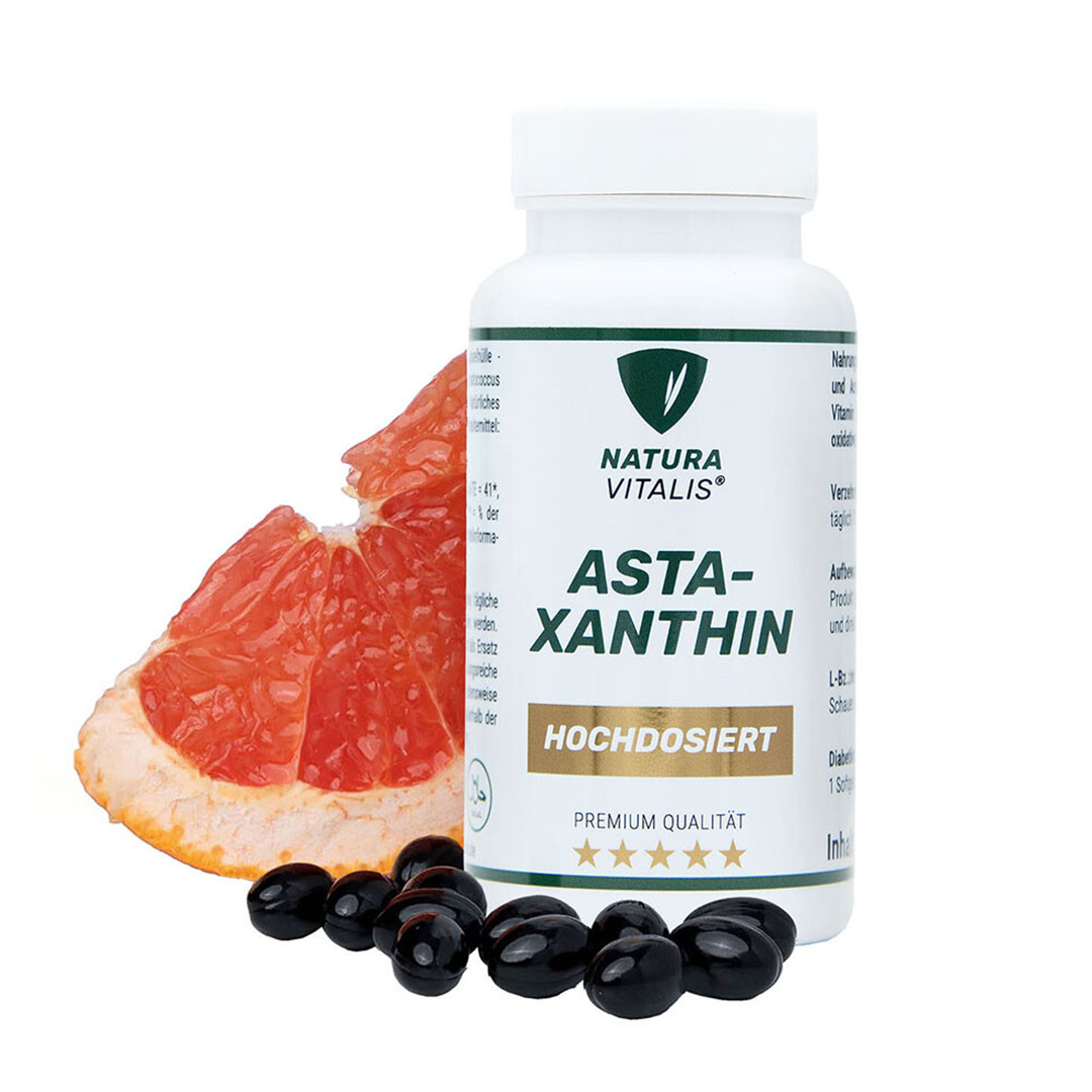 NATURA VITALIS Astaxanthin hochdosiert - 90 Softgels NATURA VITALIS Astaxanthin hochdosiert - 90 Softgels