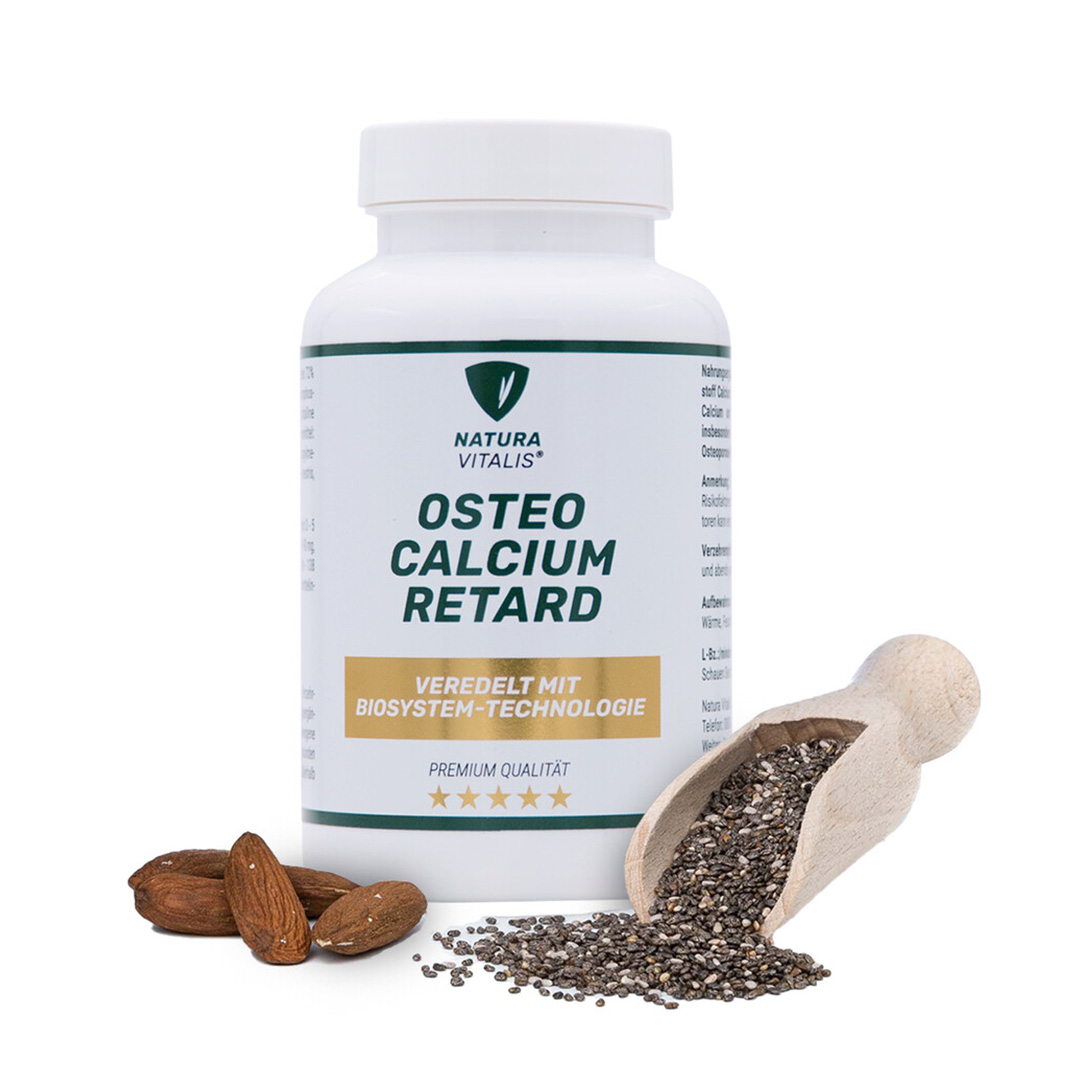 NATURA VITALIS Osteo-Calcium-Retard - 120 Kapseln NATURA VITALIS Osteo-Calcium-Retard - 120 Kapseln