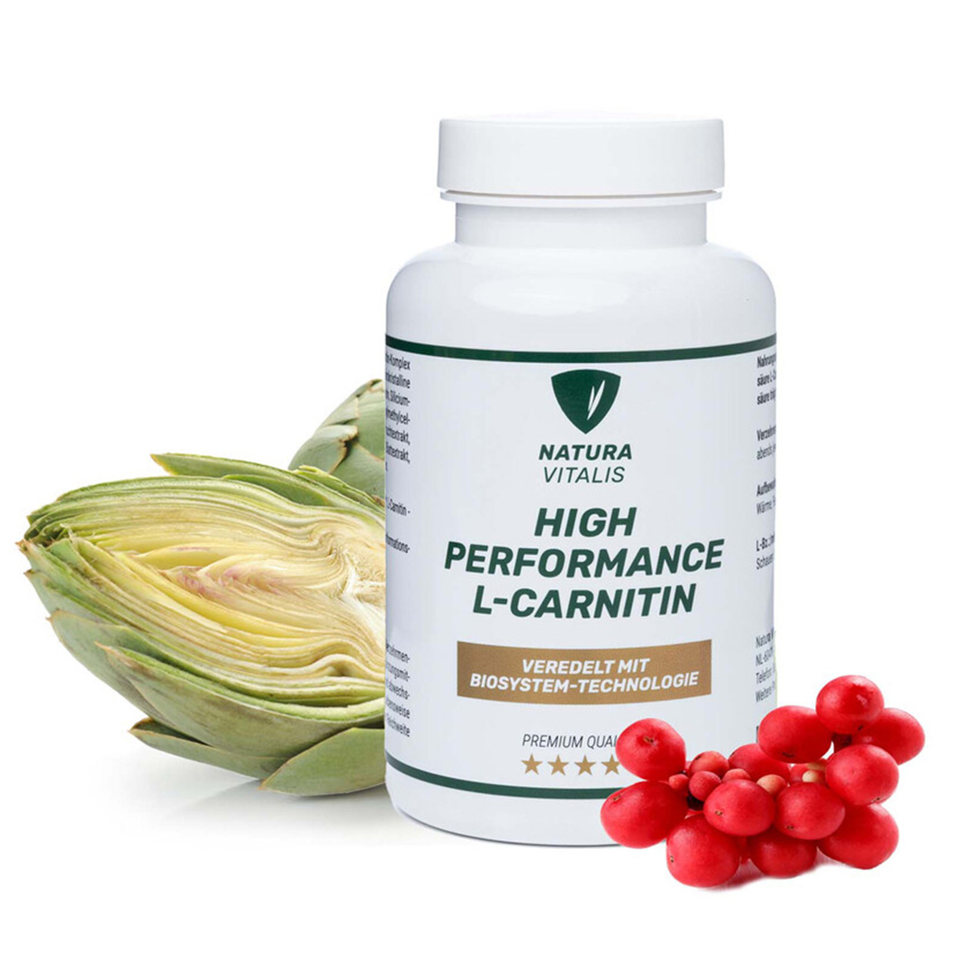 NATURA VITALIS High Performance L-Carnitin - 120 Kapseln