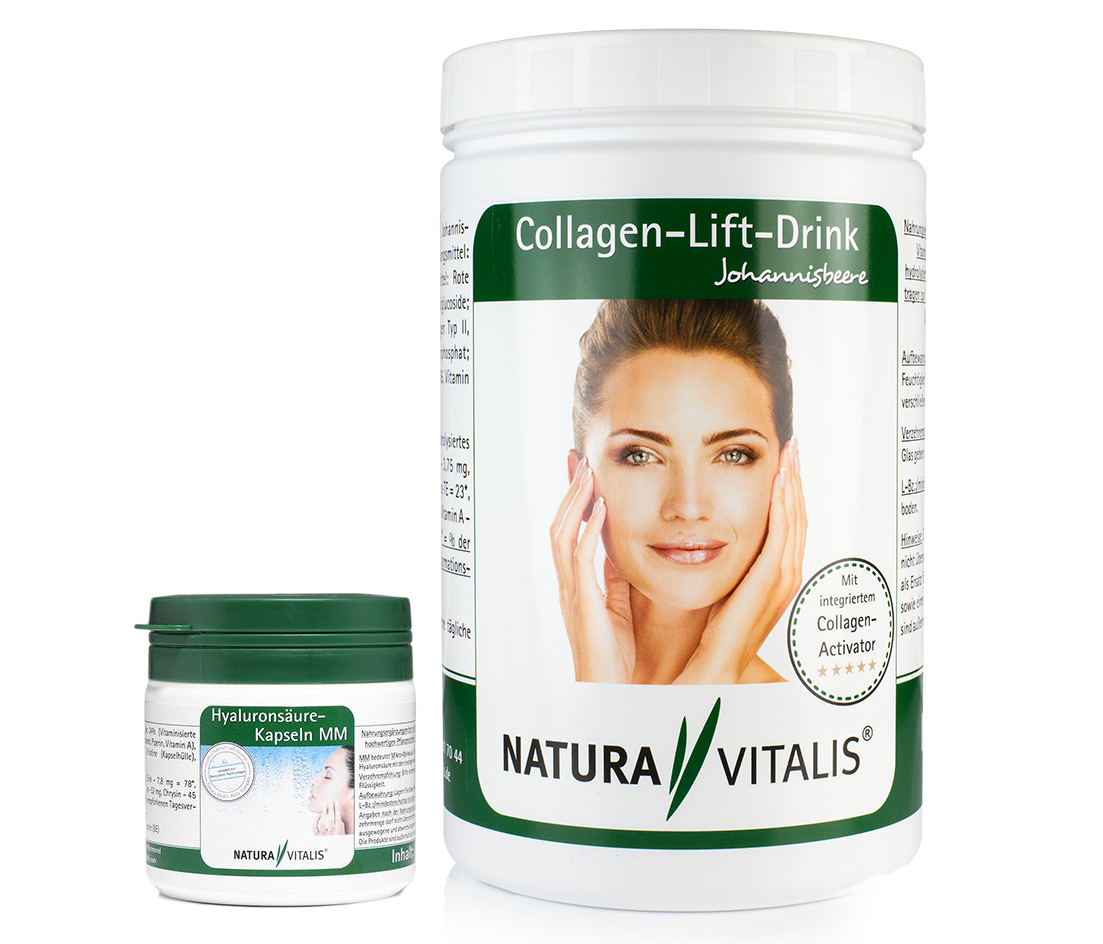 Beauty-Duo: Hyaluronsäure MM & Collagen-Lift-Drink