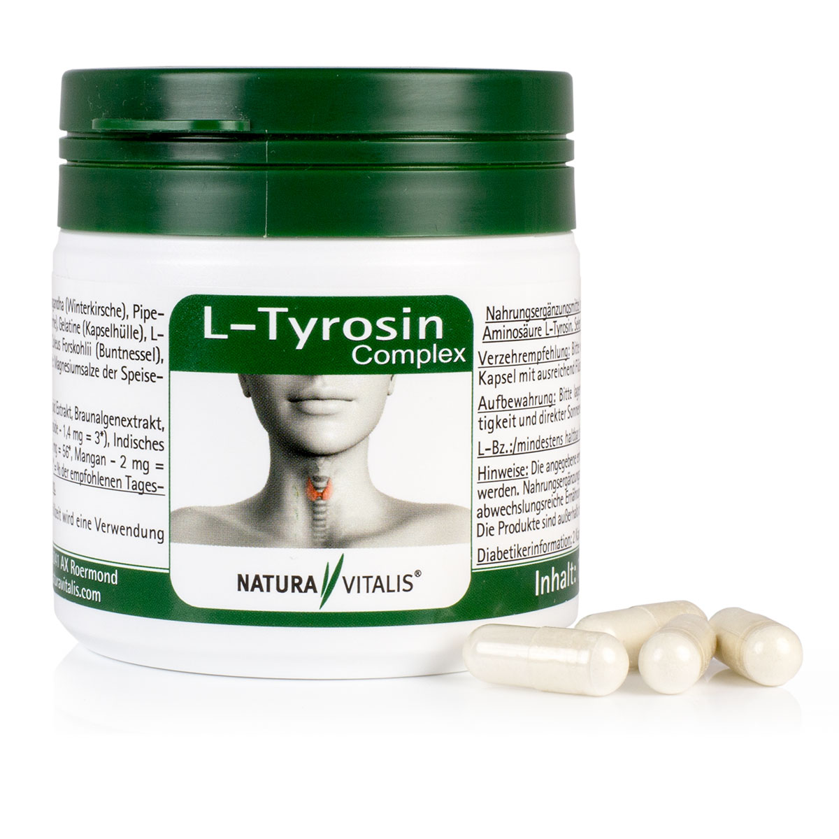 NATURA_VITALIS_L-Tyrosin_Complex_120_Kapseln L-Tyrosin Complex - 120 Kapseln
