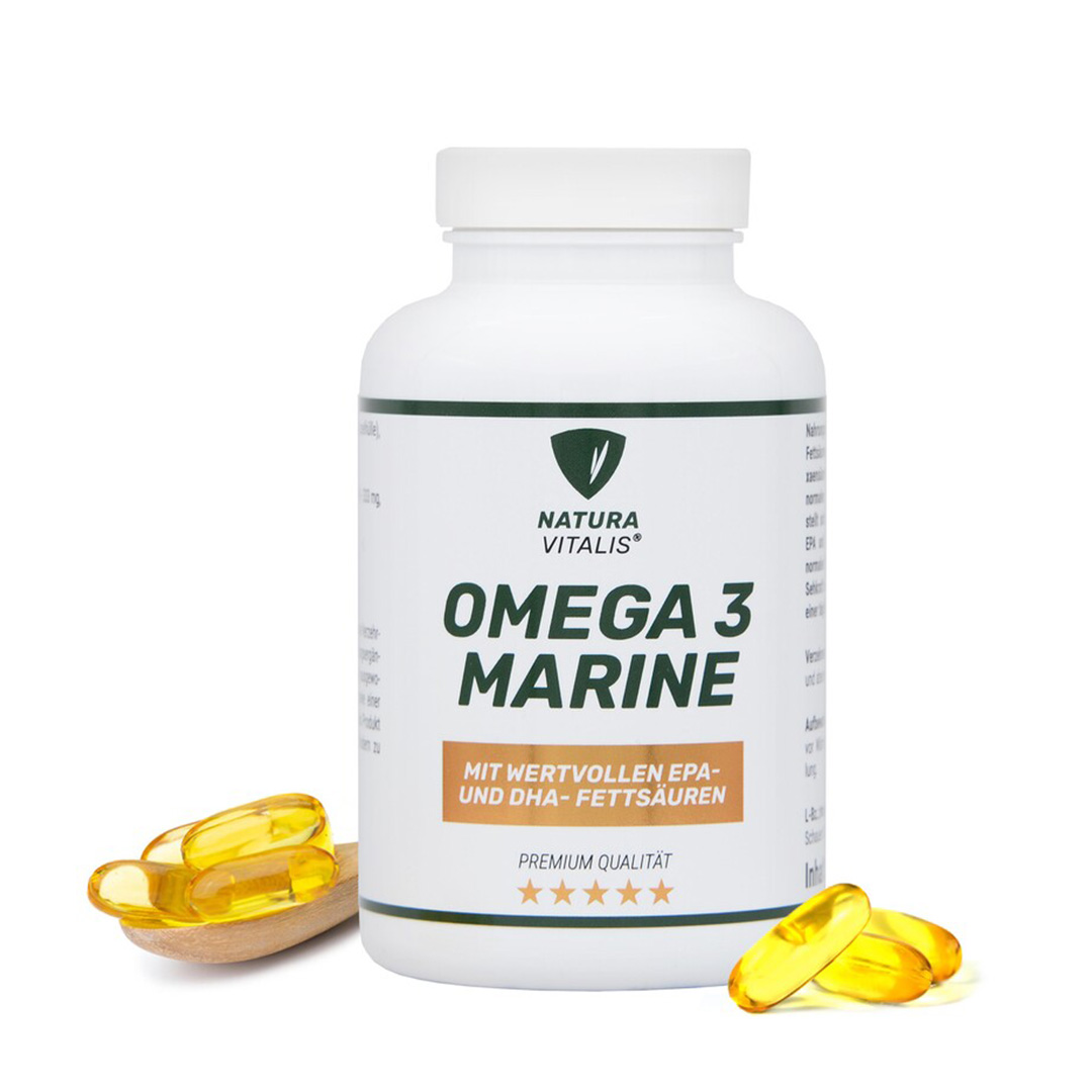 NATURA VITALIS Omega 3 Marine mit Fischöl - 120 Kapseln NATURA VITALIS Omega 3 Marine mit Fischöl - 120 Kapseln