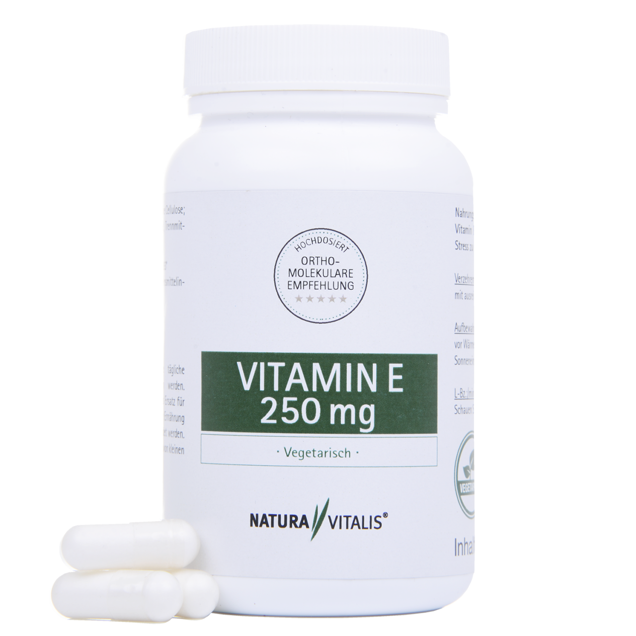 vitamine-1478460120 Vitamin E - HOCHDOSIERT - 90 Kapseln