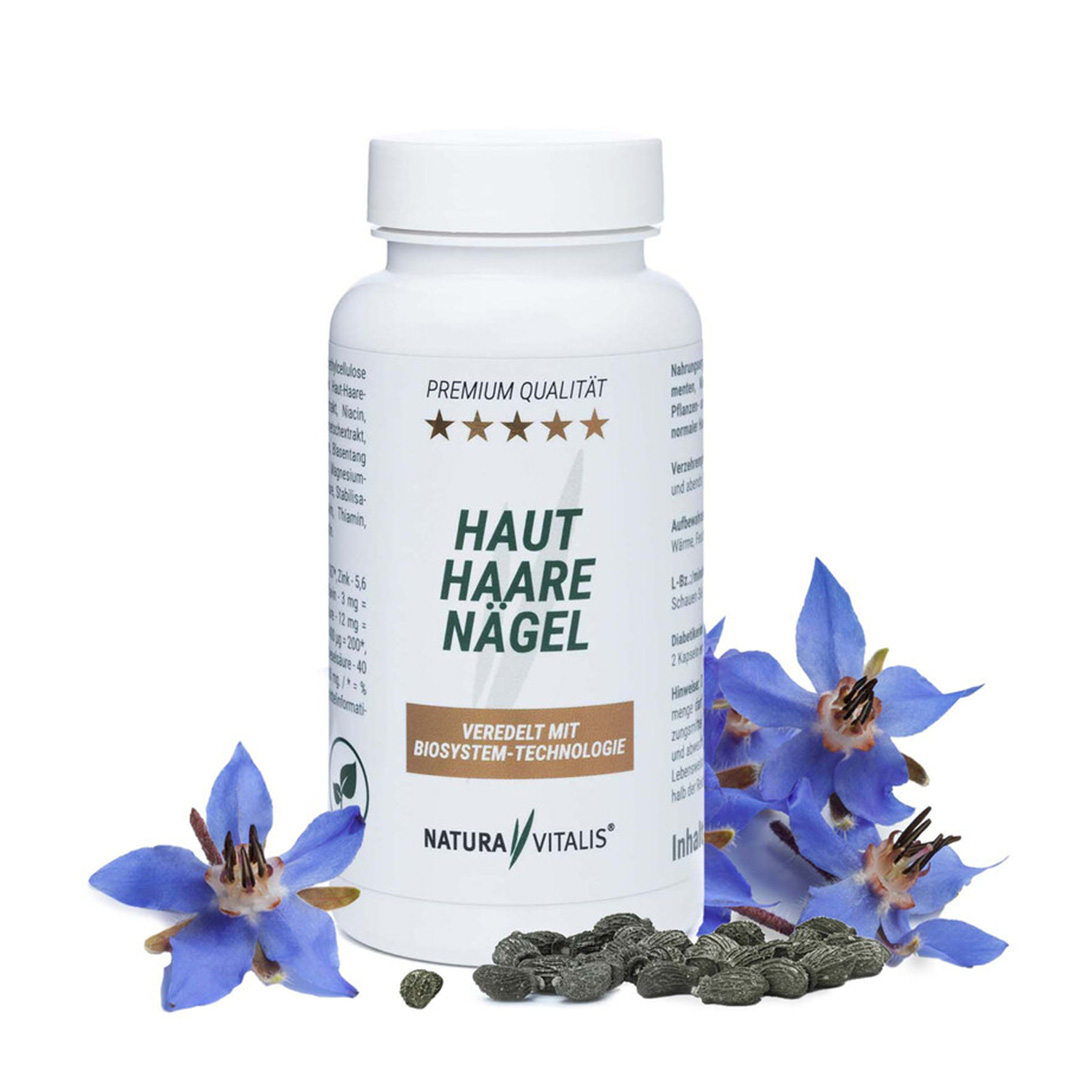 NATURA VITALIS Haut-Haare-Nägel - 120 Kapseln NATURA VITALIS Haut-Haare-Nägel - 120 Kapseln